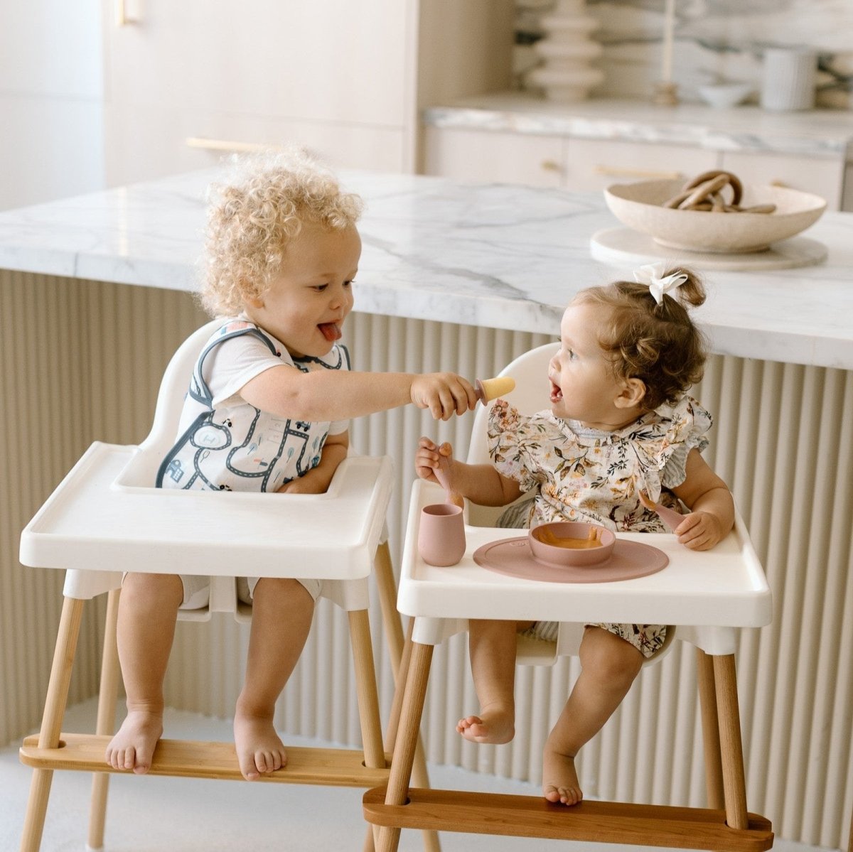 Delilah Floral Flutter Bapron