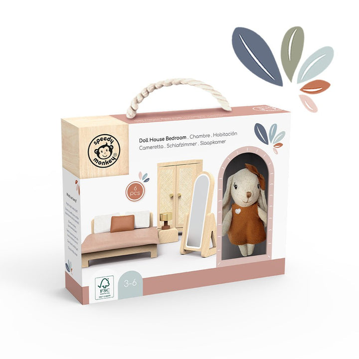 Doll House Bedroom set incl. 1 character