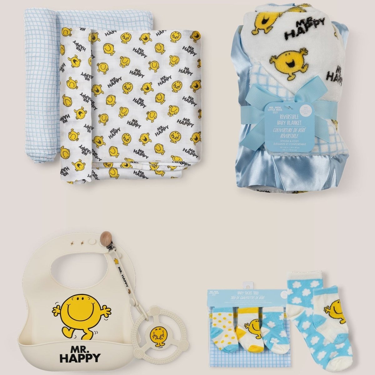 Everyday Essentials Baby Bundle - Mr Happy™