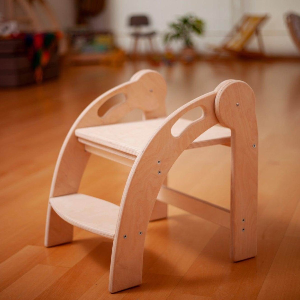 Foldable Montessori Kitchen Step Stool