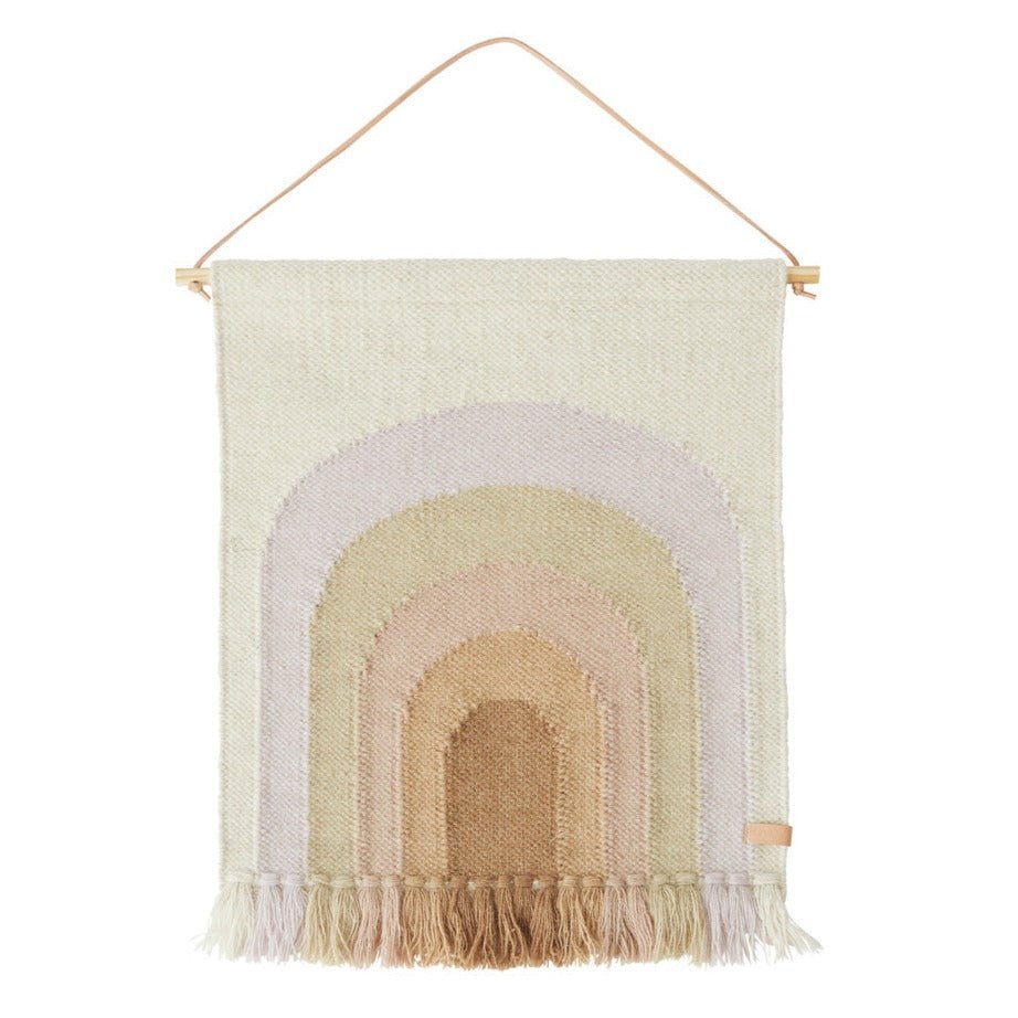 Follow The Rainbow Mini Wall Rug - Lavender