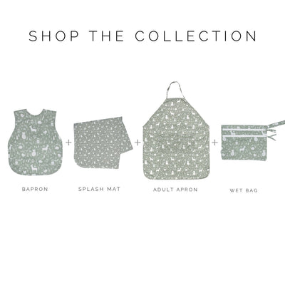 Forest Friends Splash Mat - A Waterproof Catch-All for Highchair Spills and More!