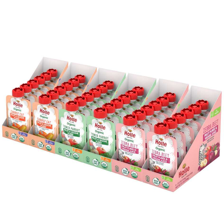 Fruit &amp; Veggie Bundle: Carrot Cat, Power Parrot, Zebra Beet