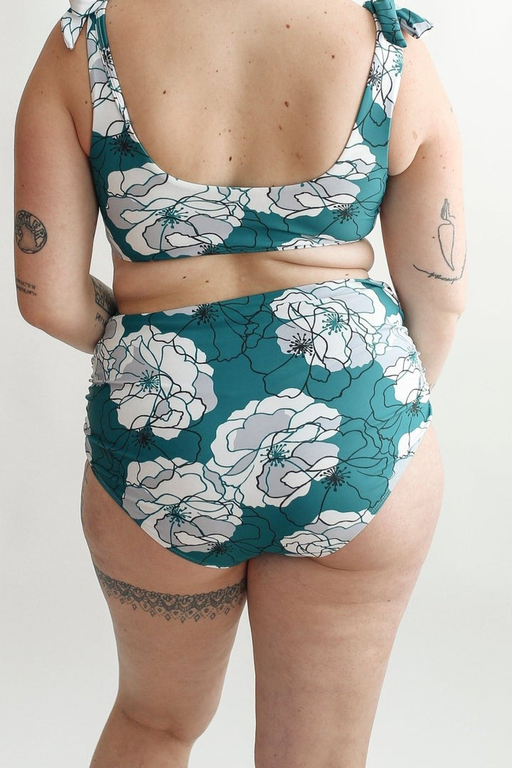 Full Coverage High Waist Bikini Bottoms