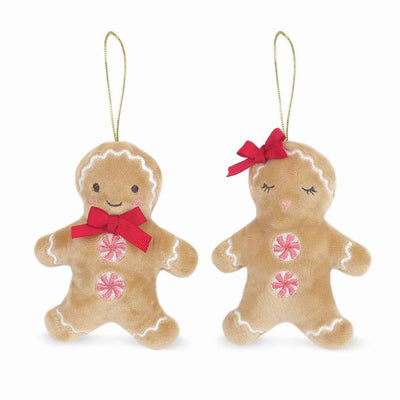 Gingerbread Couple Ornaments