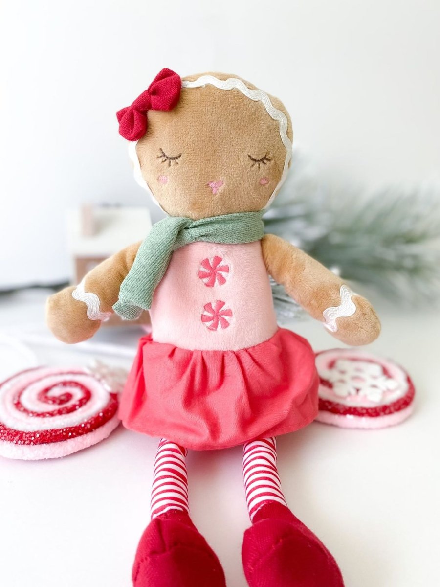 Gingerbread Girl Doll Bee Like Kids