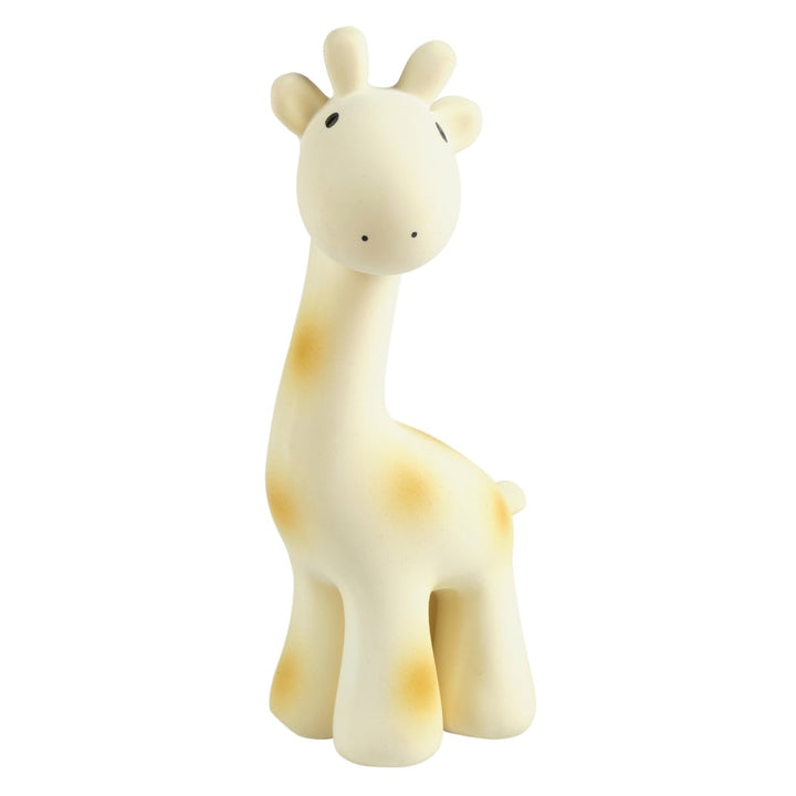 Giraffe Natural Organic Rubber Teether, Rattle &amp; Bath Toy