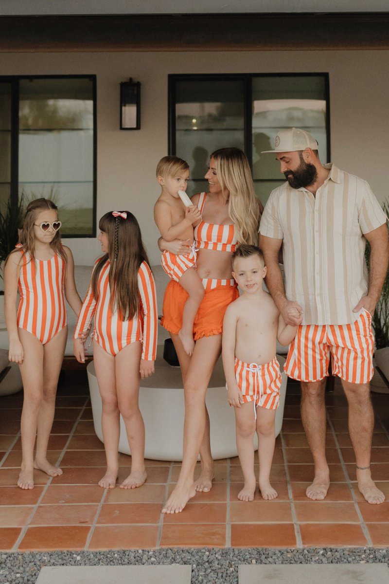 Girls Sleeveless Swimsuit - Poolside