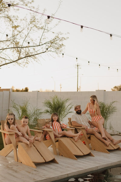 Girls Sleeveless Swimsuit - Poolside