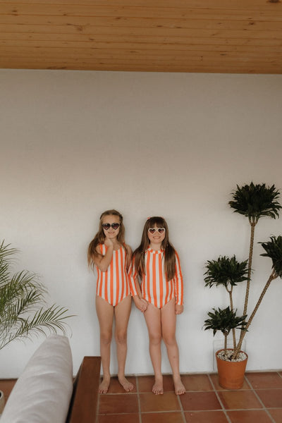 Girls Sleeveless Swimsuit - Poolside