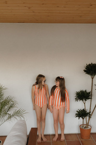 Girls Sleeveless Swimsuit - Poolside