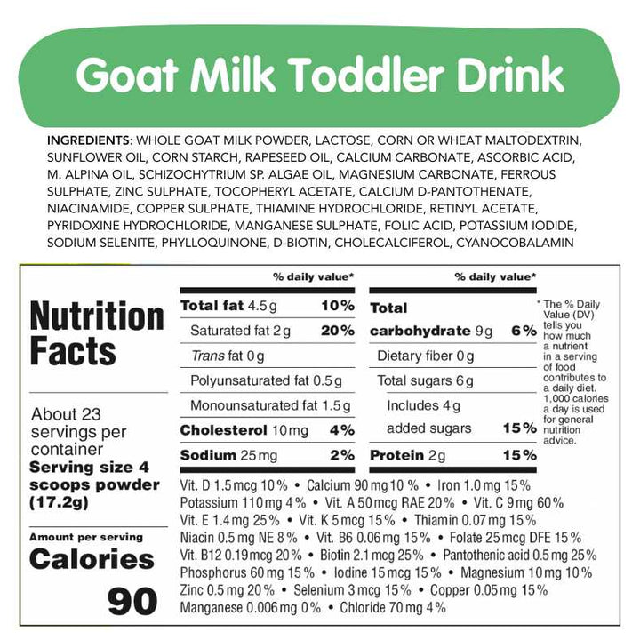 Goat &amp; Greens Variety Bundle: Goat Milk, Power Parrot, Apple &amp; Pear Yogurt