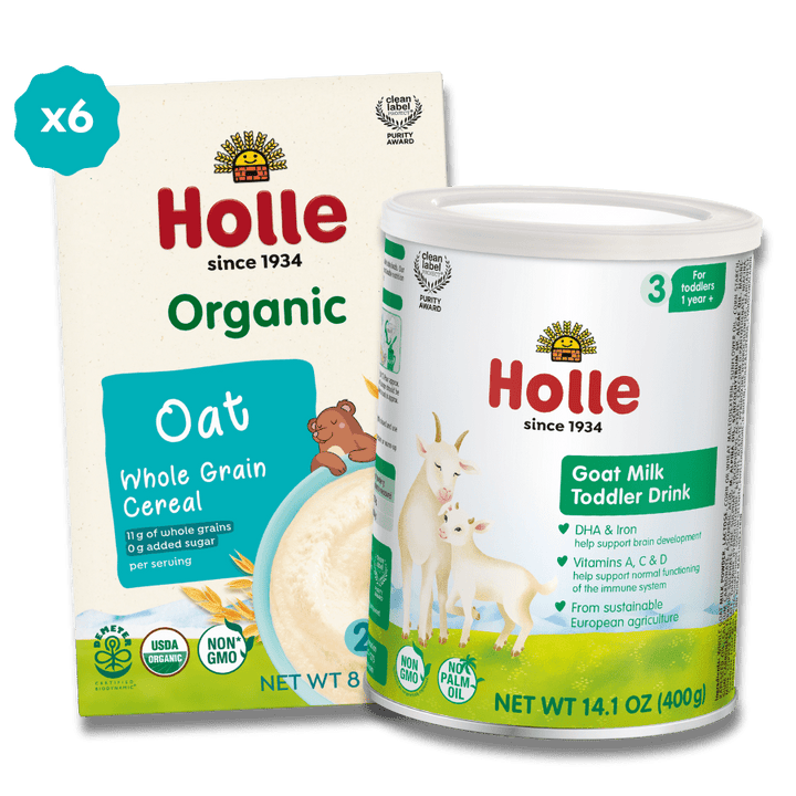 Goat &amp; Oat Bundle: Goat Milk Toddler Drink and Oat Cereal