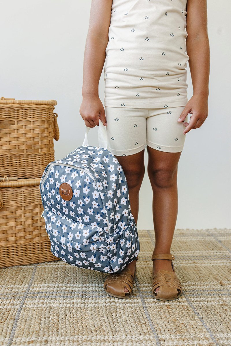 Green Floral Mini Backpack