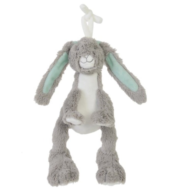 Grey Rabbit Twine no. 1 Plush Animal by Happy Horse – Bee Like Kids