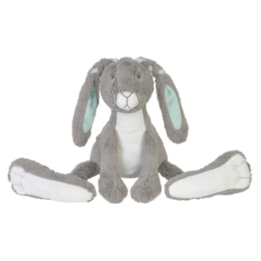 Grey Rabbit Twine no. 3 Plush Animal by Happy Horse – Bee Like Kids