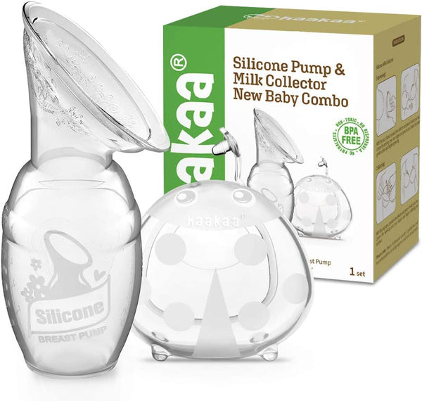 Haakaa Silicone Pump Milk Collector Combo Bee Like Kids