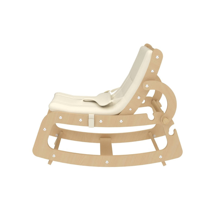 Hemlock Wooden Baby Rocker – Soothing Infant Sleeper for Newborns