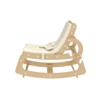 Hemlock Wooden Baby Rocker – Soothing Infant Sleeper for Newborns