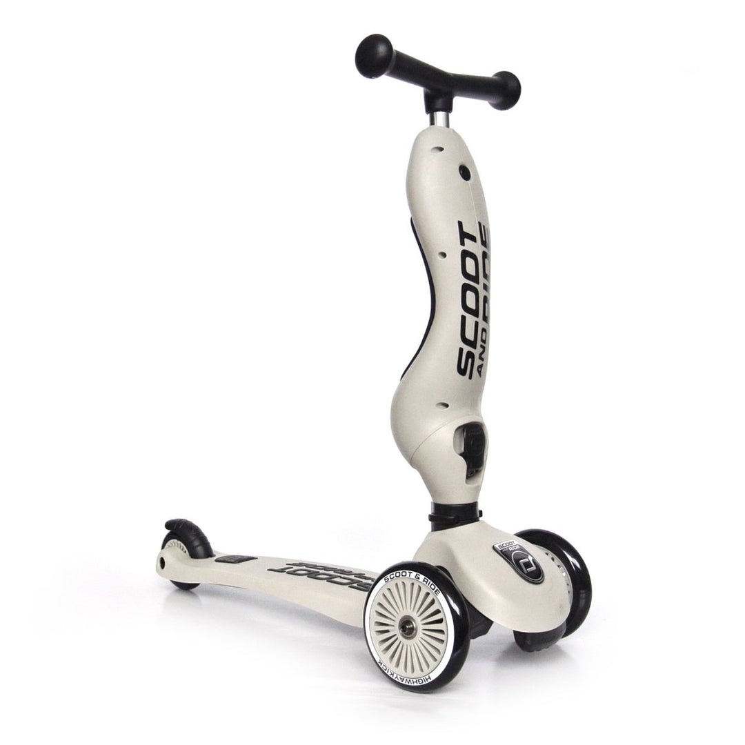 Highwaykick 1 Scooter and Ride On Toy - Ash