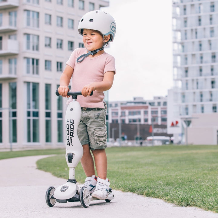 Highwaykick 1 Scooter and Ride On Toy - Ash