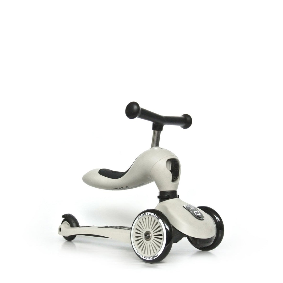 Highwaykick 1 Scooter and Ride On Toy - Ash
