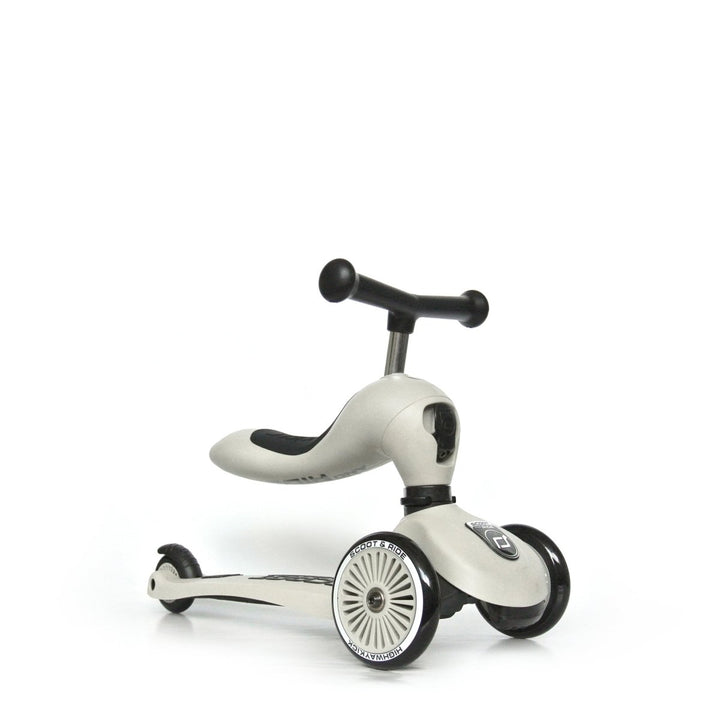 Highwaykick 1 Scooter and Ride On Toy - Ash