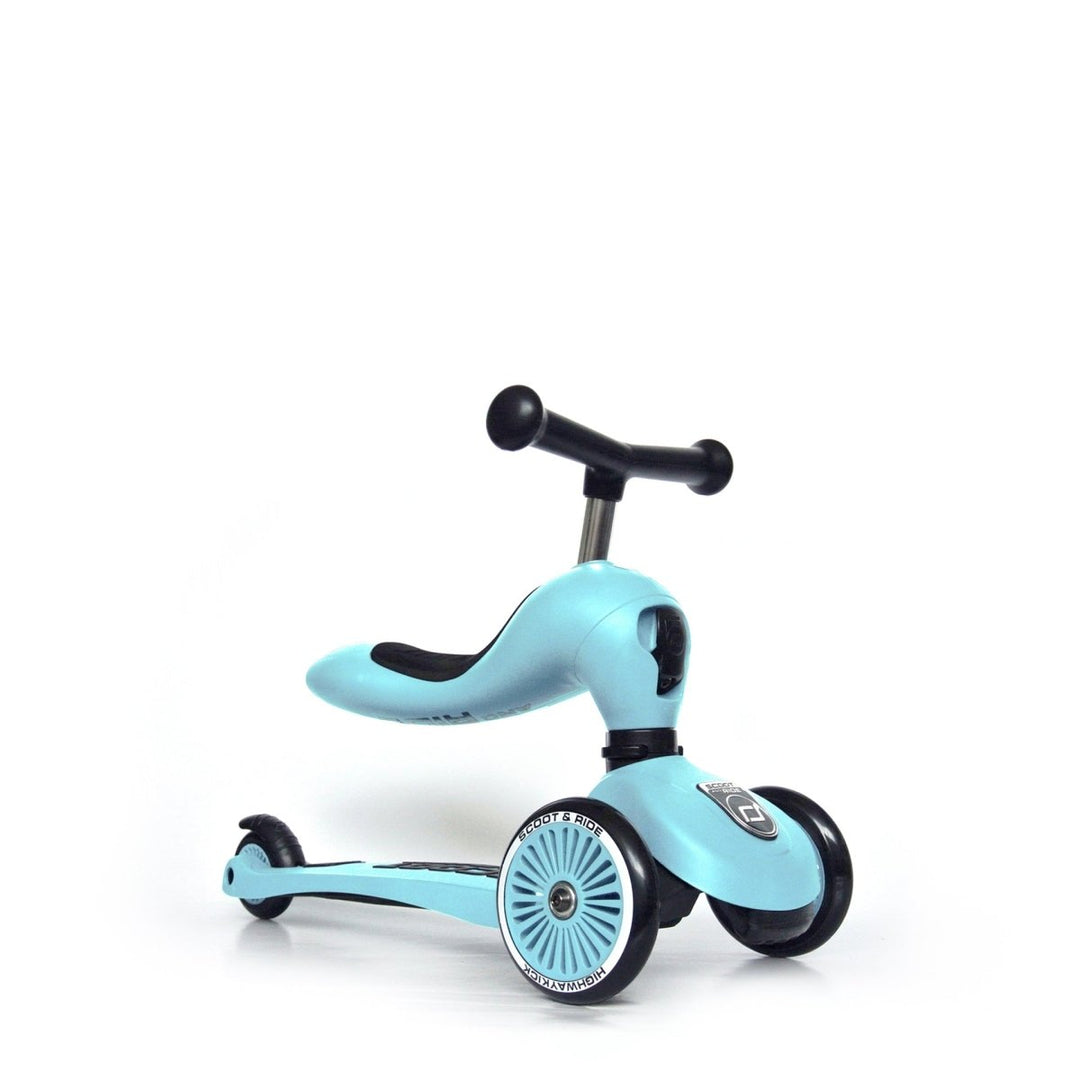 HighwayKick 1 Scooter and Ride On Toy - Blueberry