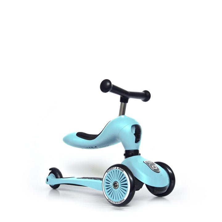 HighwayKick 1 Scooter and Ride On Toy - Blueberry