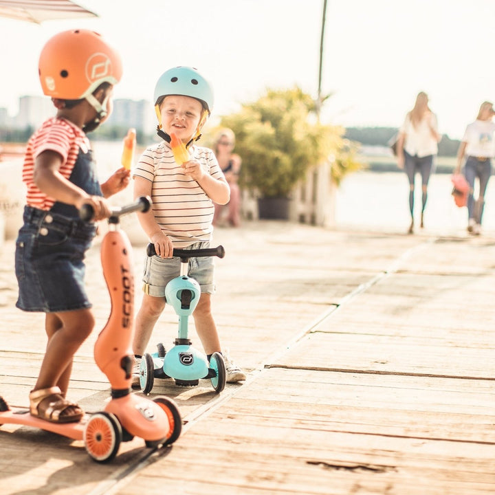 HighwayKick 1 Scooter and Ride On Toy - Blueberry