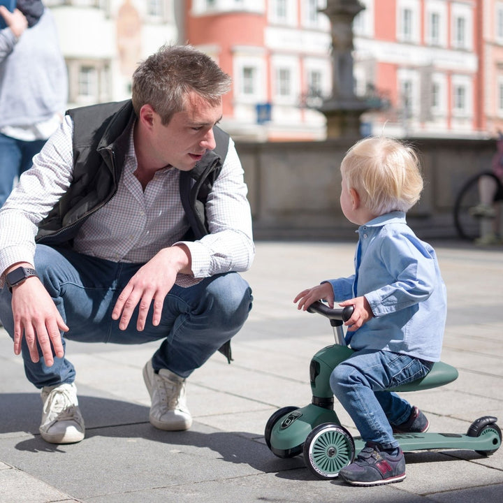 Highwaykick 1 Scooter and Ride On Toy - Forest