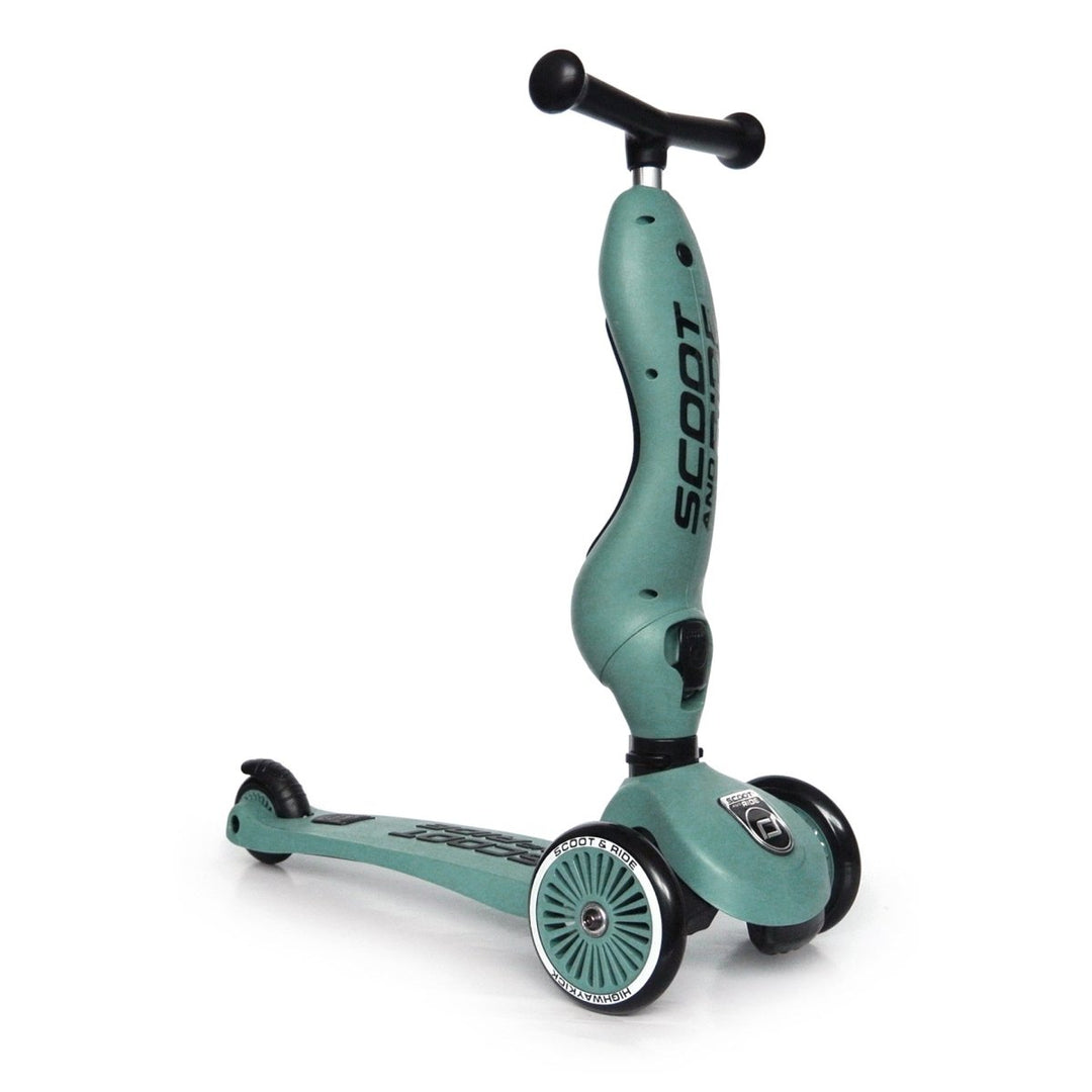 Highwaykick 1 Scooter and Ride On Toy - Forest