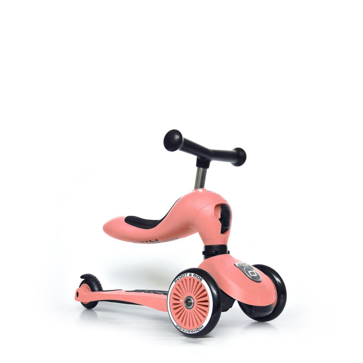 HighwayKick 1 Scooter and Ride On Toy - Peach