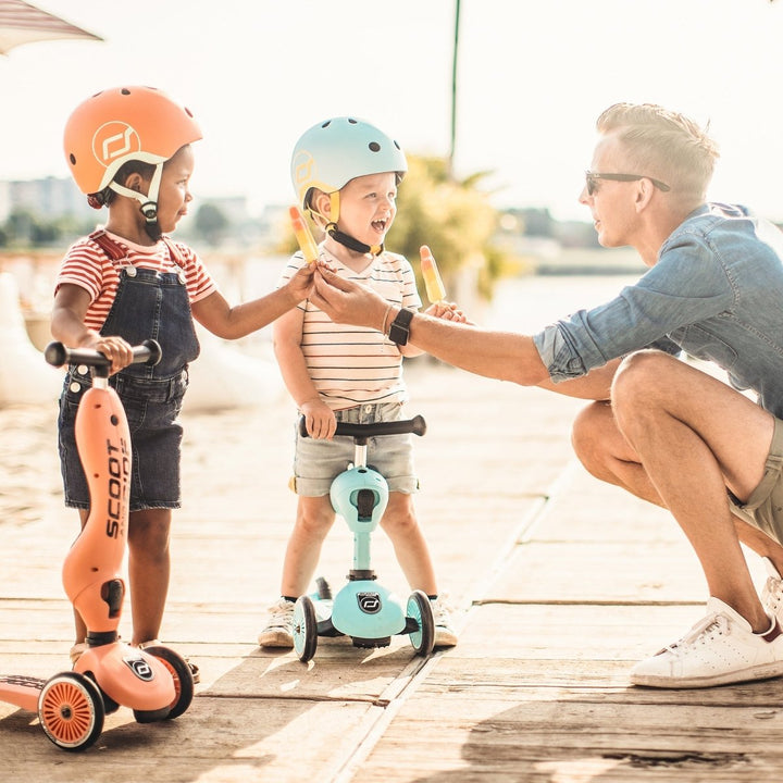 HighwayKick 1 Scooter and Ride On Toy - Peach