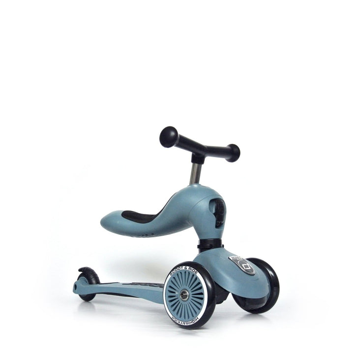 Highwaykick 1 Scooter and Ride On Toy Steel