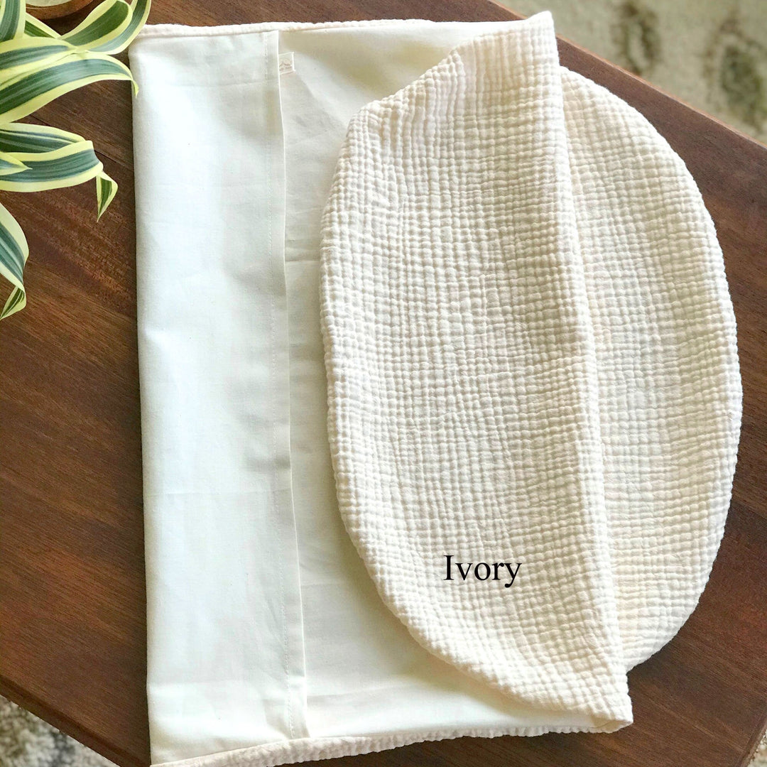 Lounger Slip Cover - Organic Cotton Double Gauze