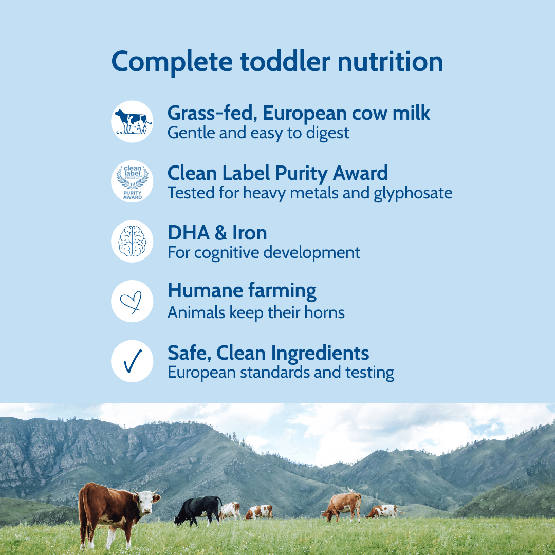 Intro Offer - Holle Cow Milk Toddler Drink - Stage 3 | Non GMO (14 oz)