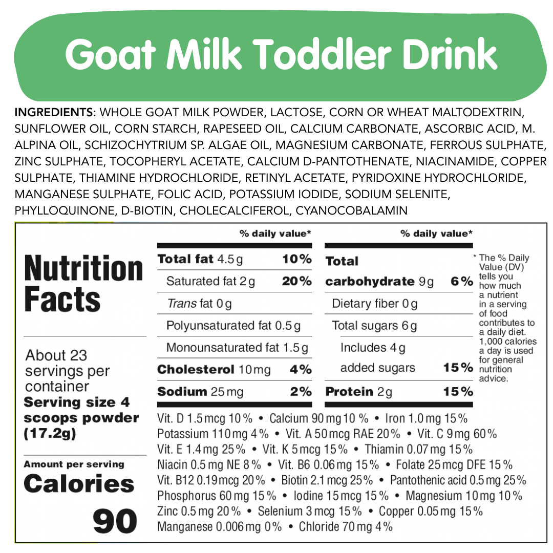 Intro Offer - Holle Goat Milk Toddler Drink - Stage 3 | Non GMO (14 oz)