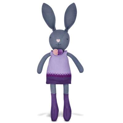 Knit Bunny Plush - Lila