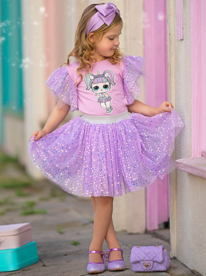 L.O.L. SURPRISE! Unicorn Shimmer Tulle Skirt Set