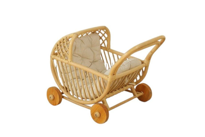 Lullaby Rattan Doll Buggy