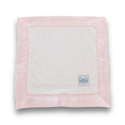 Luxury Satin Border Lovey - Pink