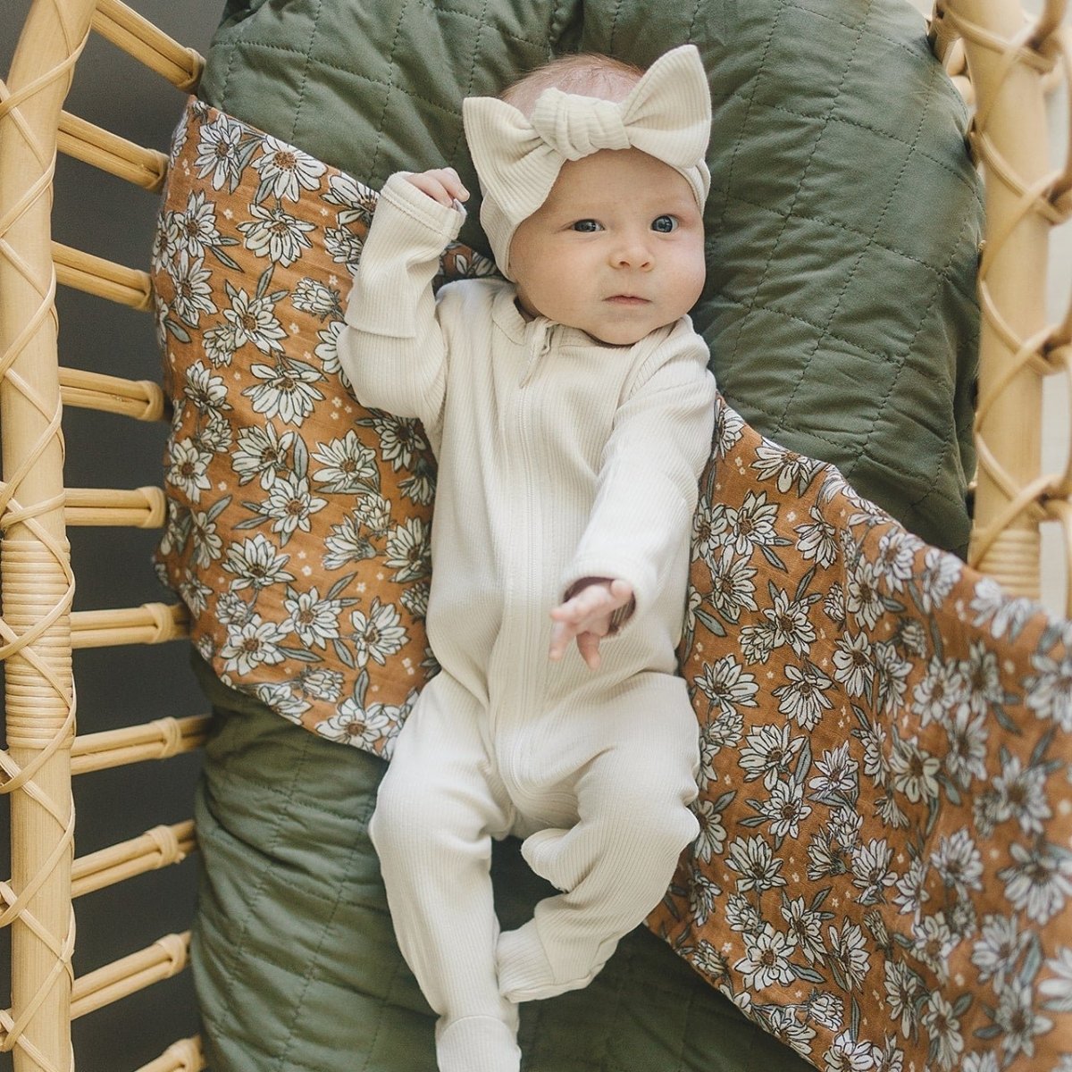 Magnolia Muslin Swaddle Blanket