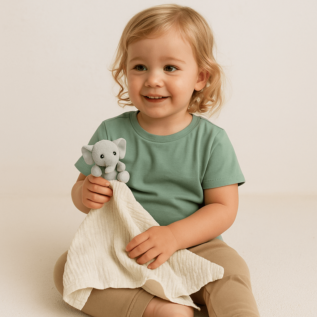 Me Lovey™ - Elephant Lovey Security Blanket