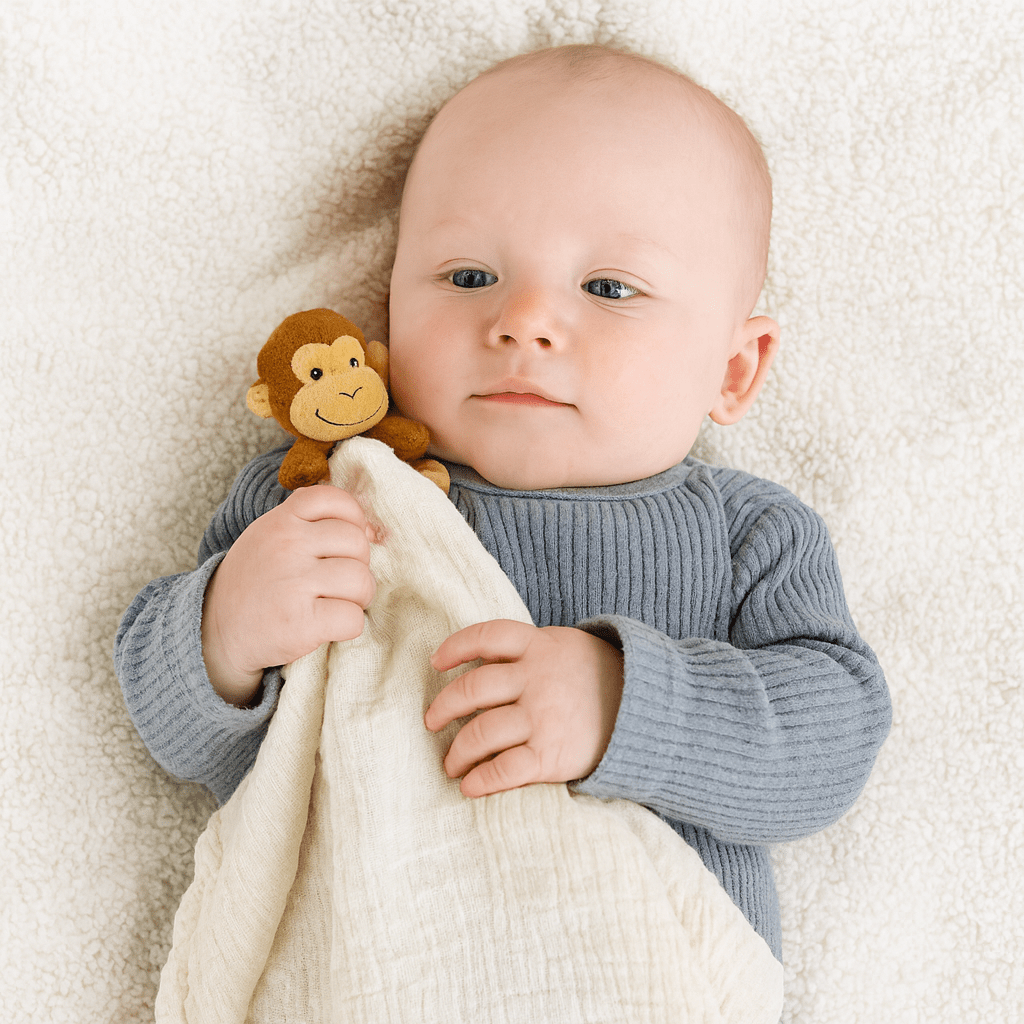 Me Lovey™ - Monkey Lovey Security Blanket