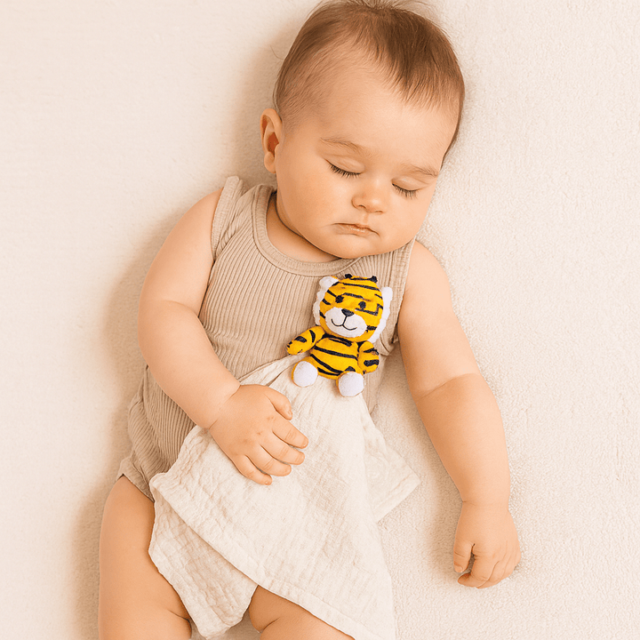 Me Lovey™ - Tiger Lovey Security Blanket
