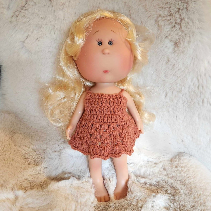 Mia Doll Crochet Dress | Bee Like Kids