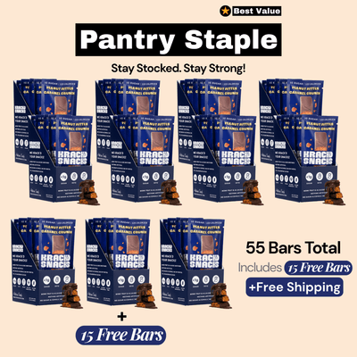 Milk Chocolate Peanut Butter Caramel Crunch (Keto | Vegan)