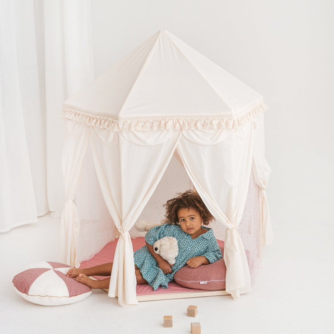 MINICAMP Boho Indoor Playhouse Tent in Pavilion Shape – Bee Like Kids