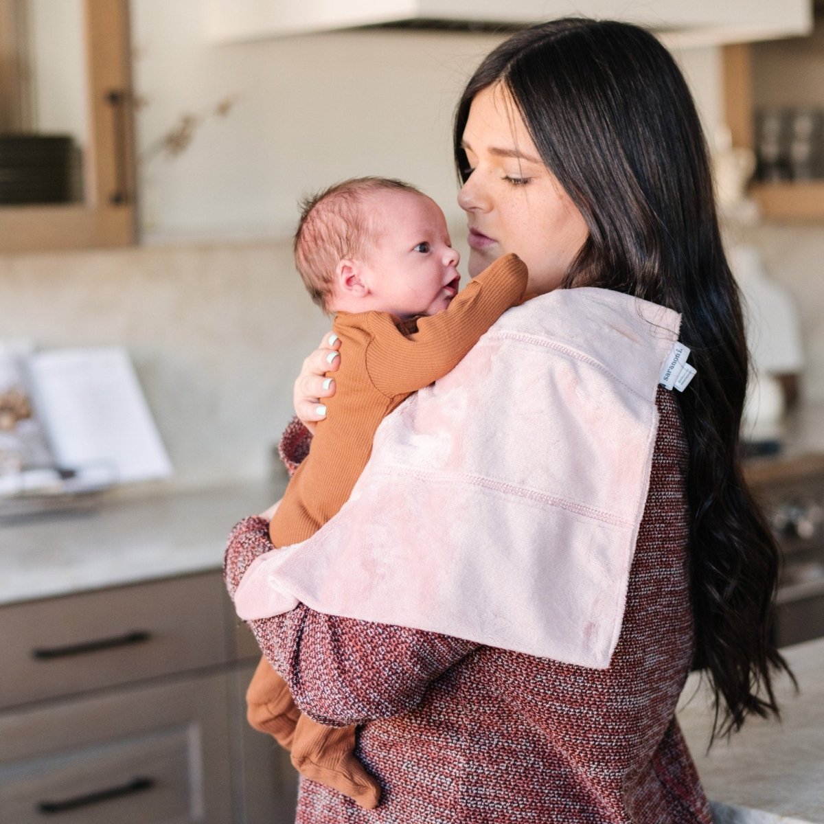 Minky Baby Burp Cloths 3-Pack